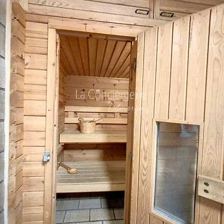 Nyaraló Le Bar De La Piscine Avec Piscine Sauna Et Jardin Dans Le Centre De Eu